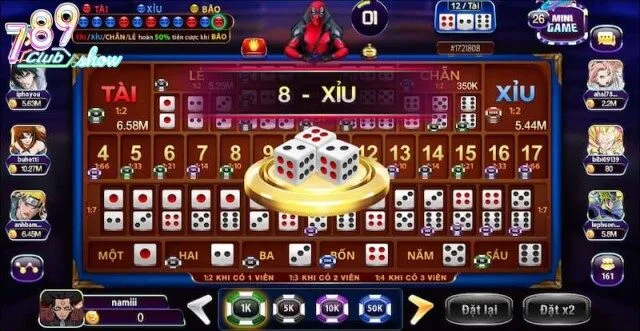 Mục tiêu là dự đoán tổng điểm xuất hiện trên ba viên xí ngầu